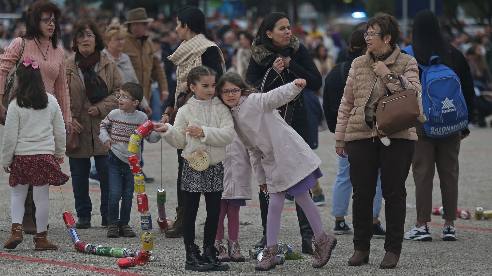 Fotos del arrastre de latas en Algeciras
