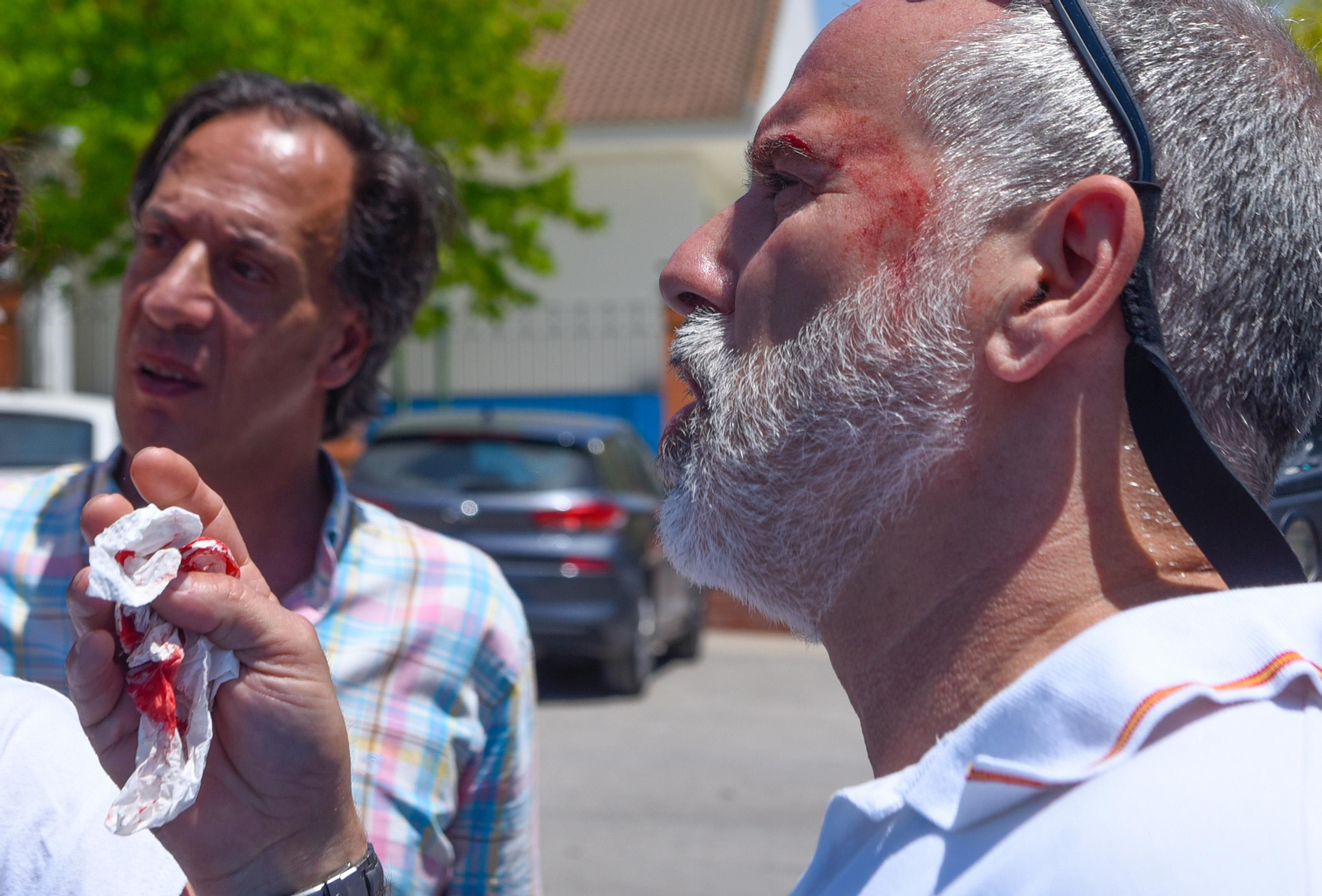 Las imágenes de los incidentes en el mitin de Vox en Marinaleda