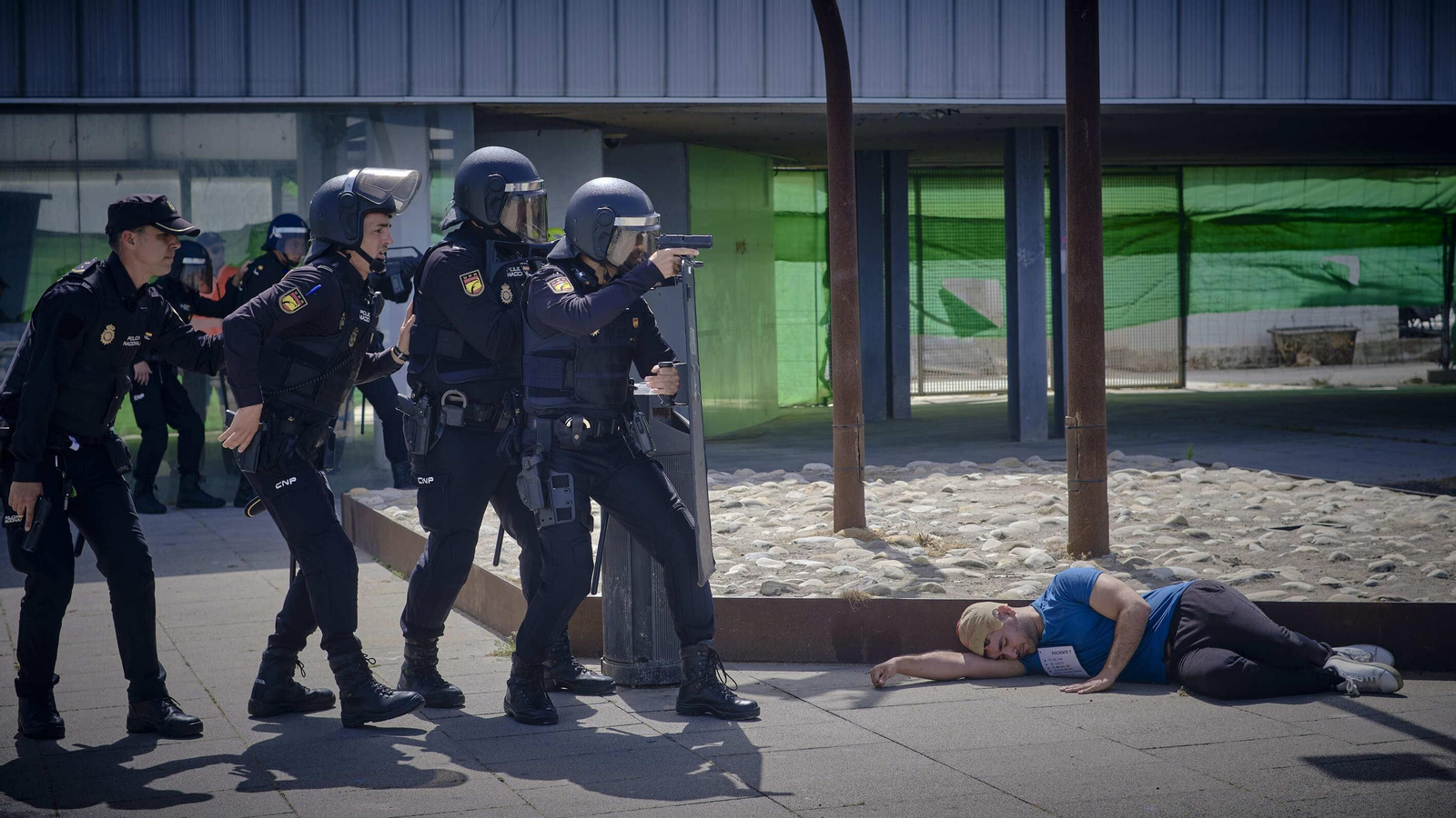 Simulacro de incidente intencionado en Cádiz