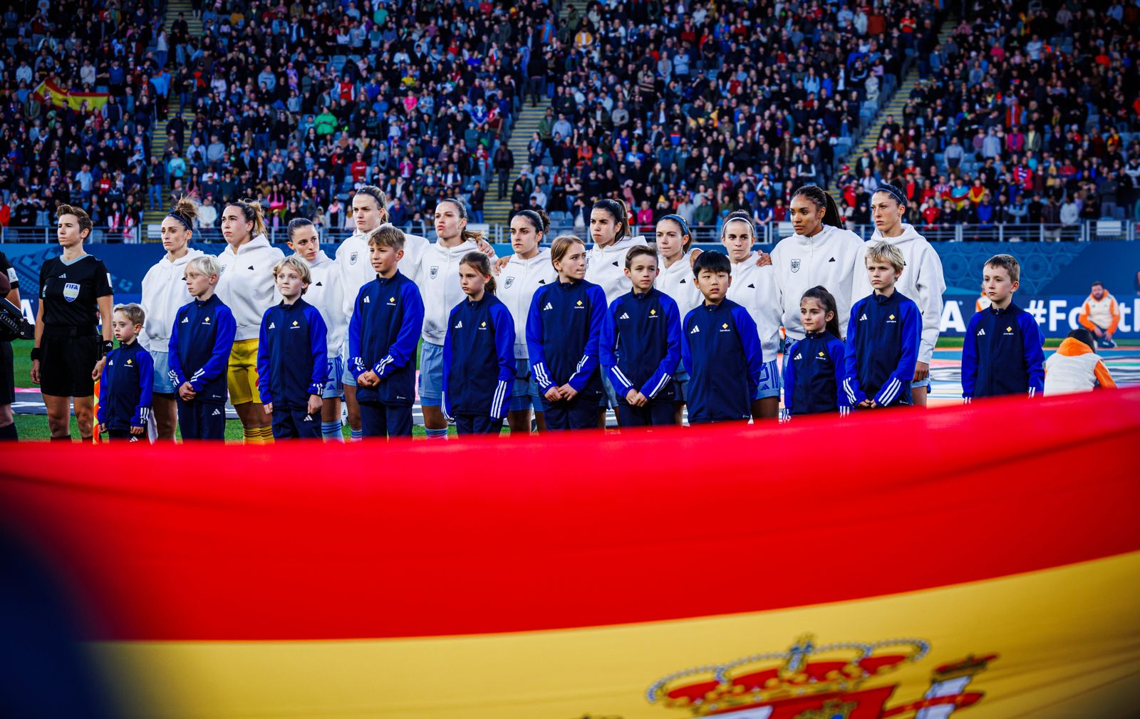 Las fotos de la goleada de España a Suiza en el Mundial femenino