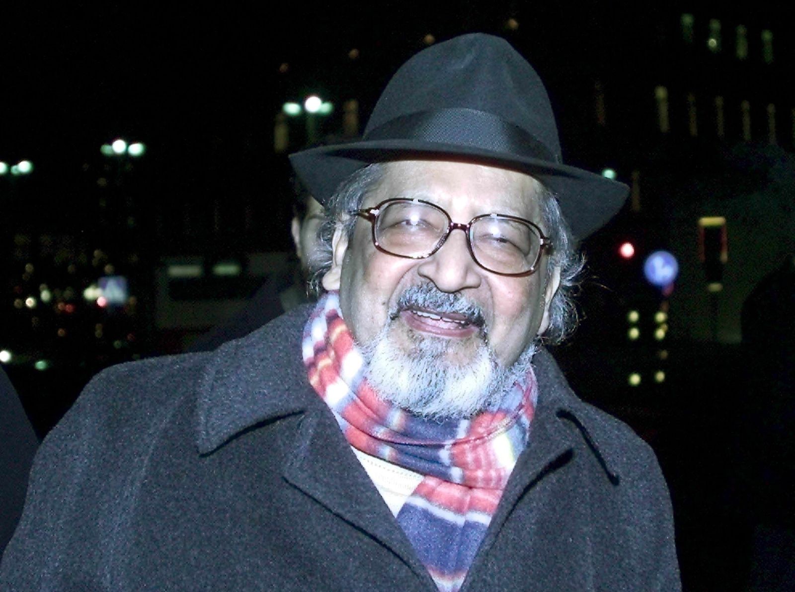El premio Nobel de Literatura V.S. Naipaul.