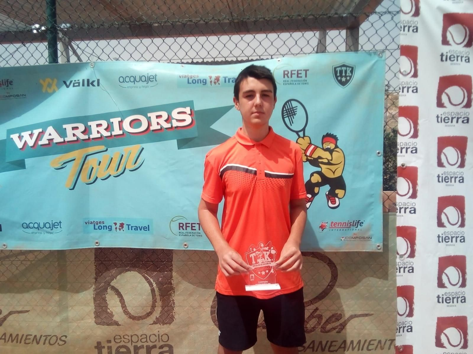 Daniel Lorenzo compite por el Club de Tenis El Ejido