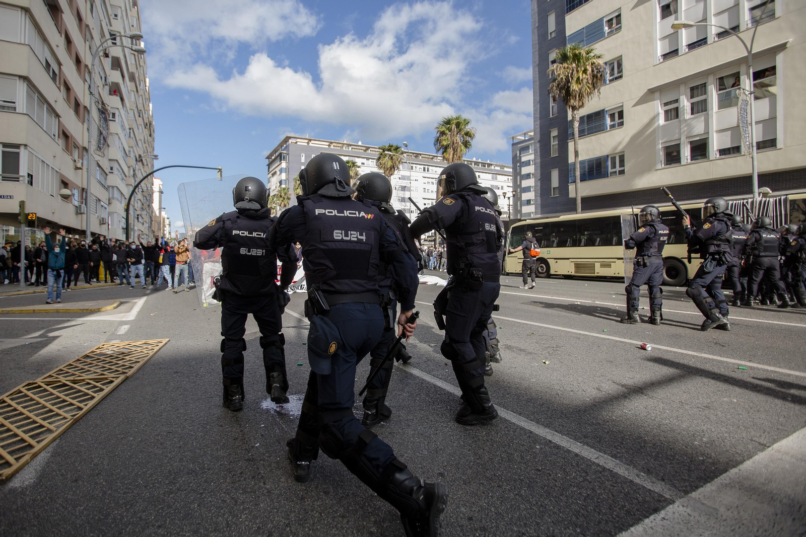 Imágenes de la manifestación por la huelga del metal