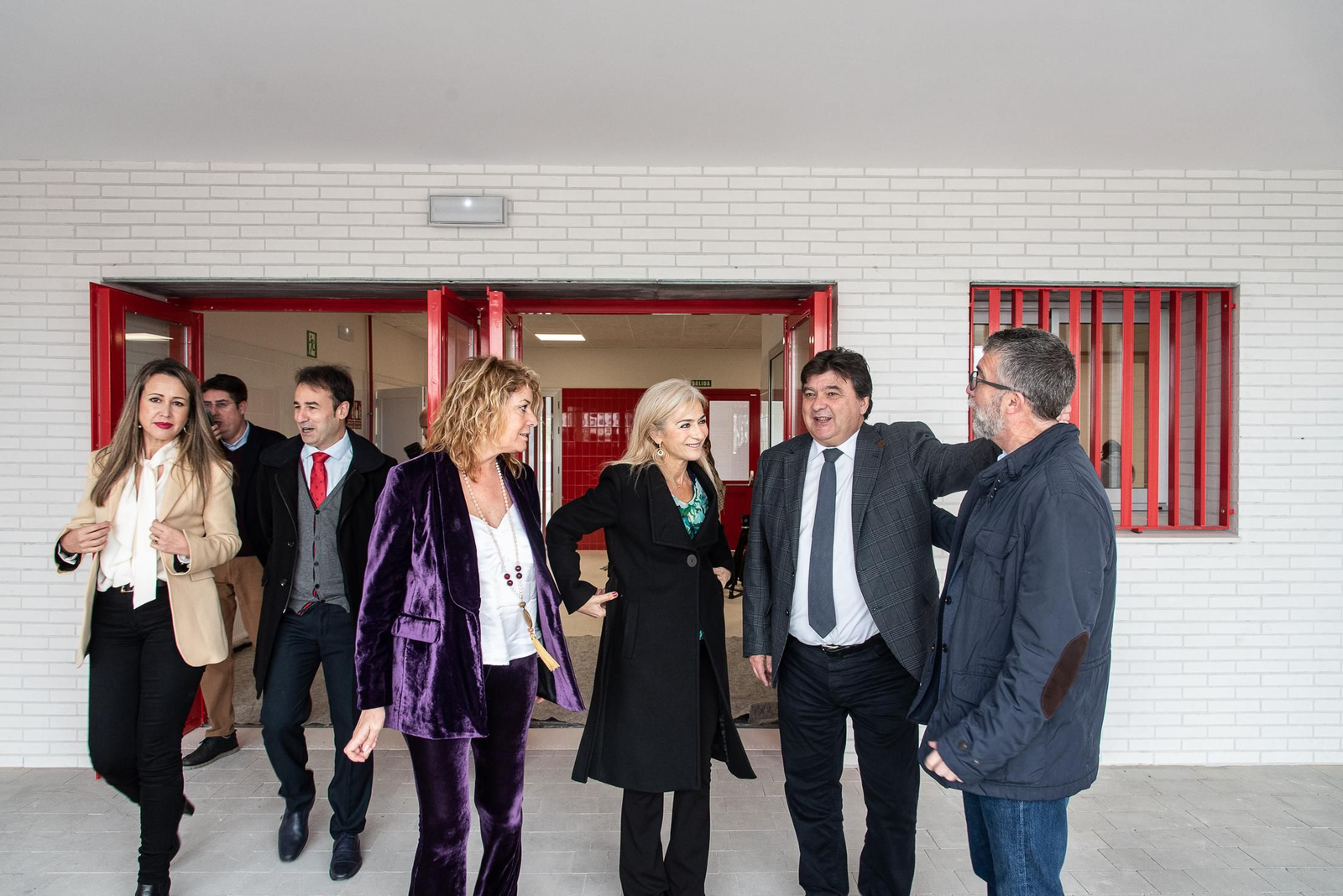 Imágenes de la visita de la Consejera de Desarrollo Educativo y Formación Profesional al nuevo colegio del Ensanche