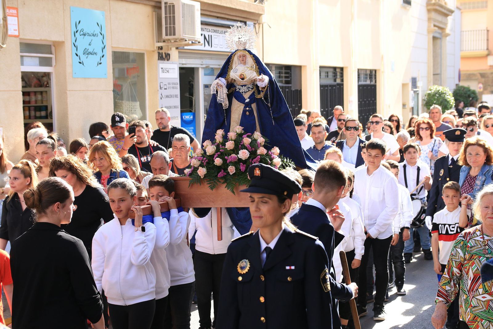 La procesión infantil de La Estrella de Viator