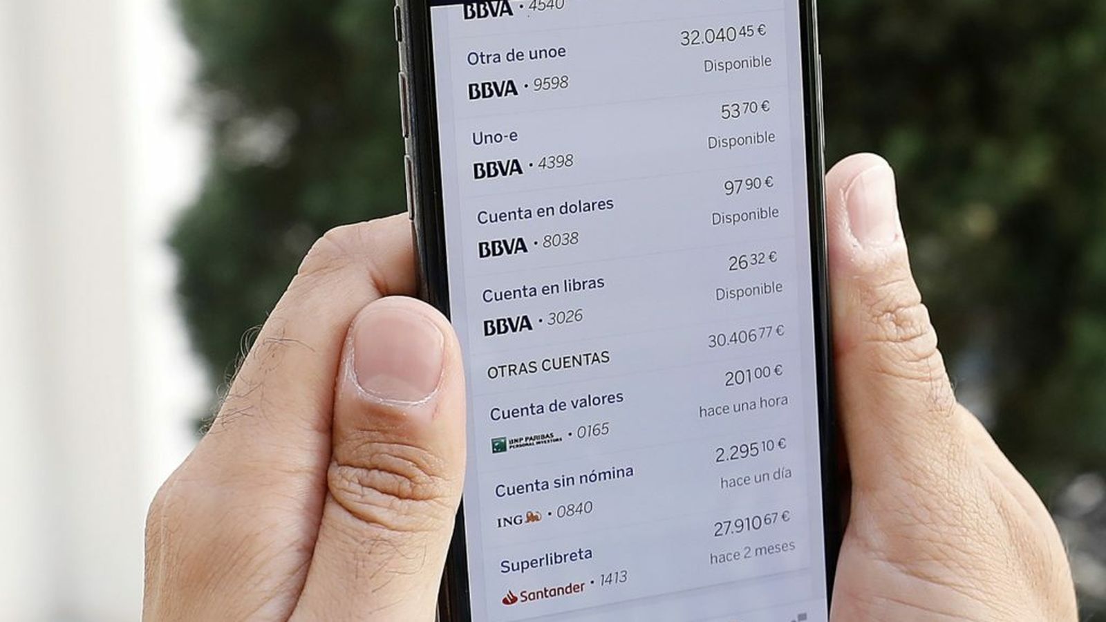 BBVA One View, agregador de cuenta.