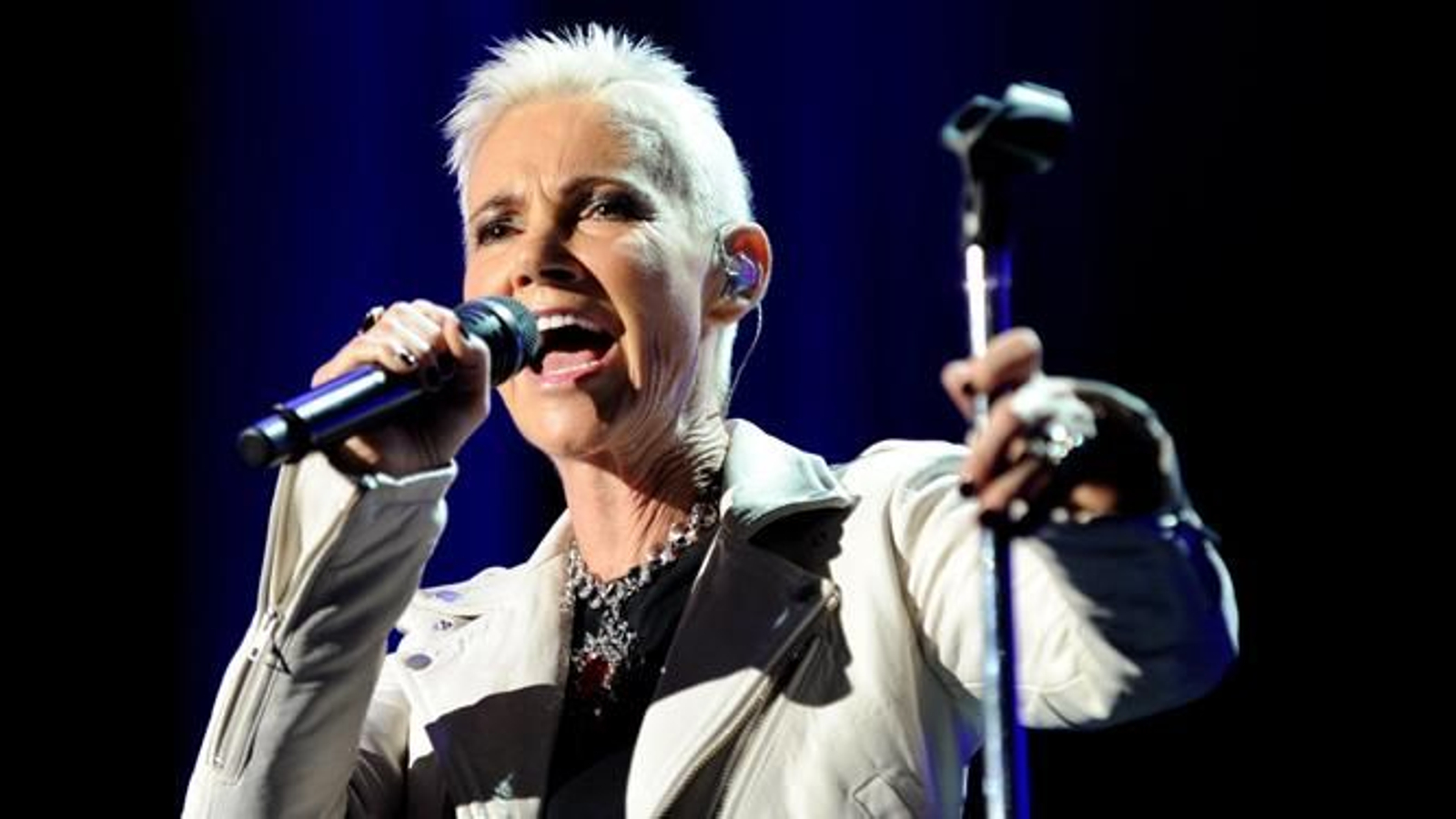 Marie Fredriksson, durante una actuación en Australia en diciembre de 2012.