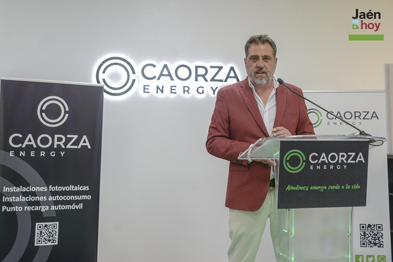 Inauguración de las instalaciones de la empresa Caorza Energy.