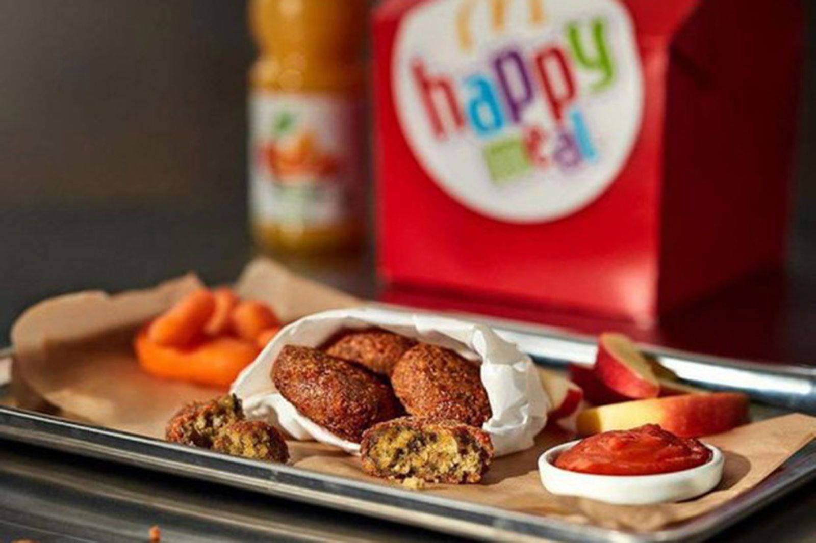 Imagen del McFalafel, opción vegana en los Happy Meal