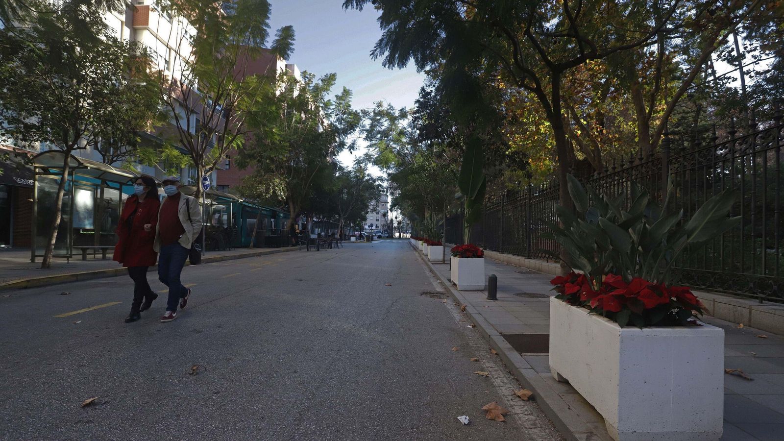 Calle Capitán Ontañón, ya peatonalizada