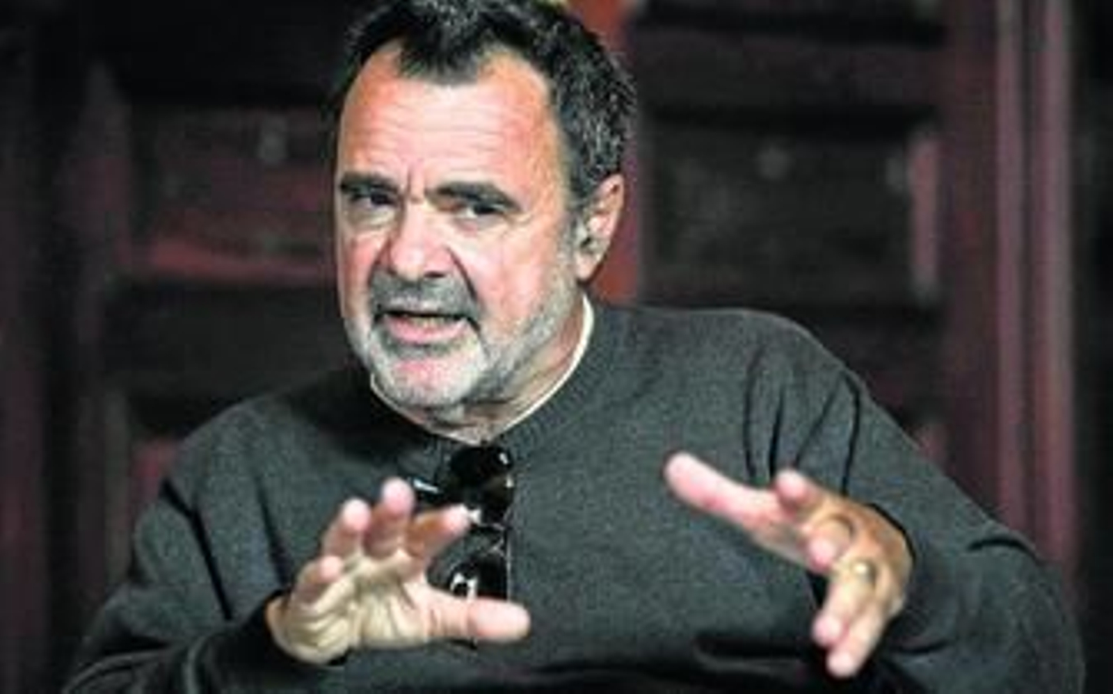 El director argentino, durante una breve estancia en España para la presentación de su última película.