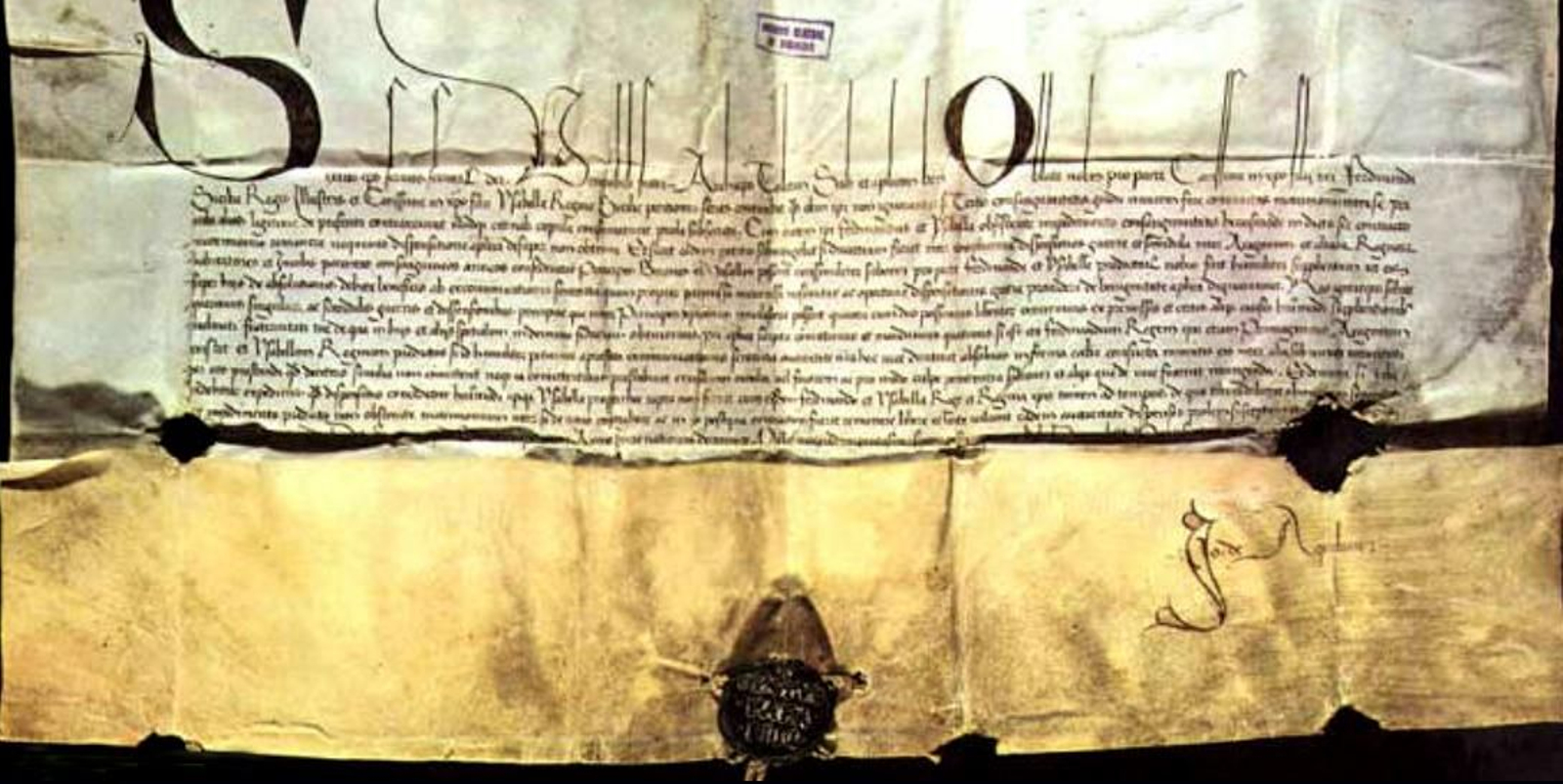 Bula Papal concediendo privilegios y beneficios económicos a los reyes de Castilla en su lucha contra los musulmanes.