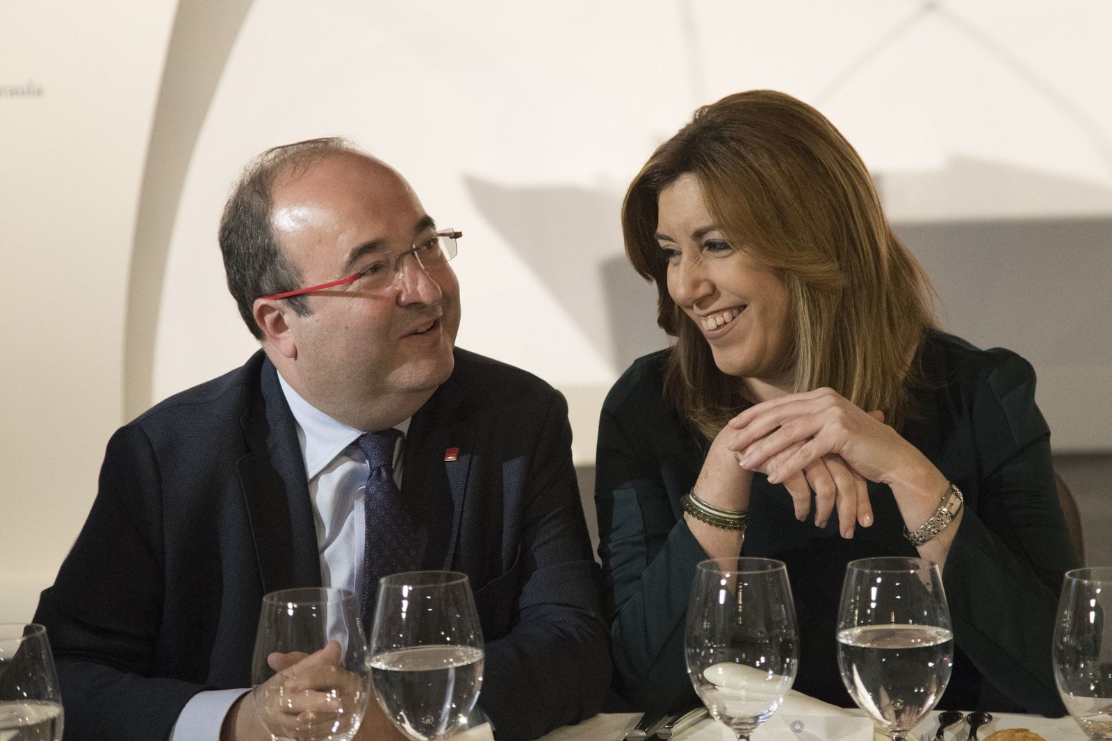 Susana Díaz y Miquel Iceta.