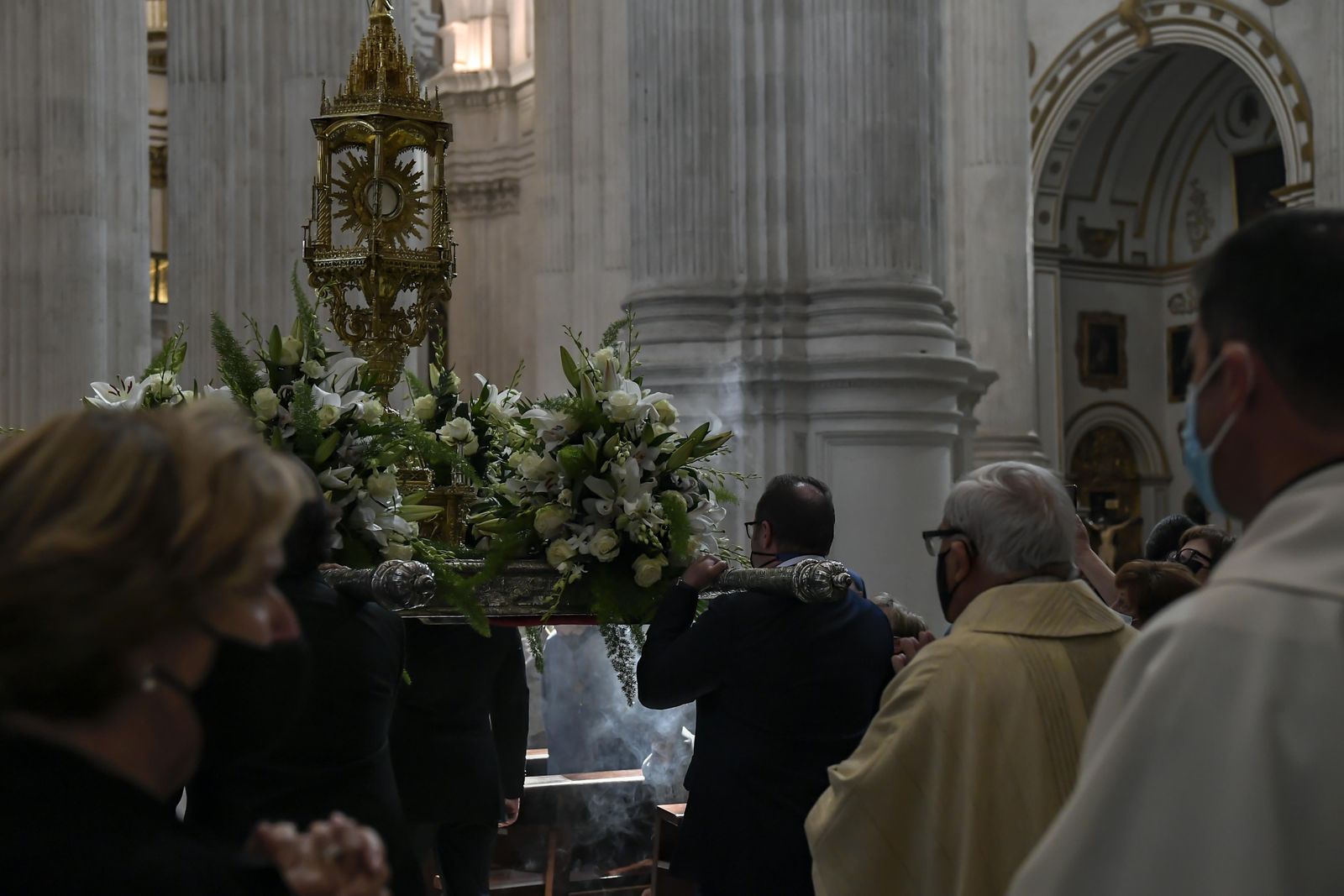 Fotos: la celebración del Corpus Christi 2021 en la Catedral de Granada