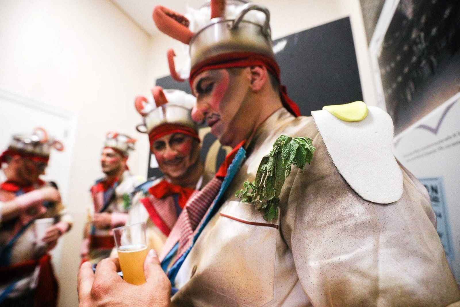 Ambiente en camerinos