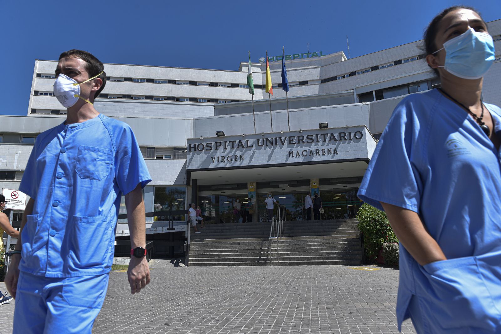 Las imágenes de la manifestación de Marea Blanca