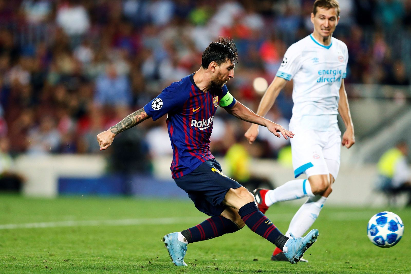 Las imágenes del Barcelona-PSV