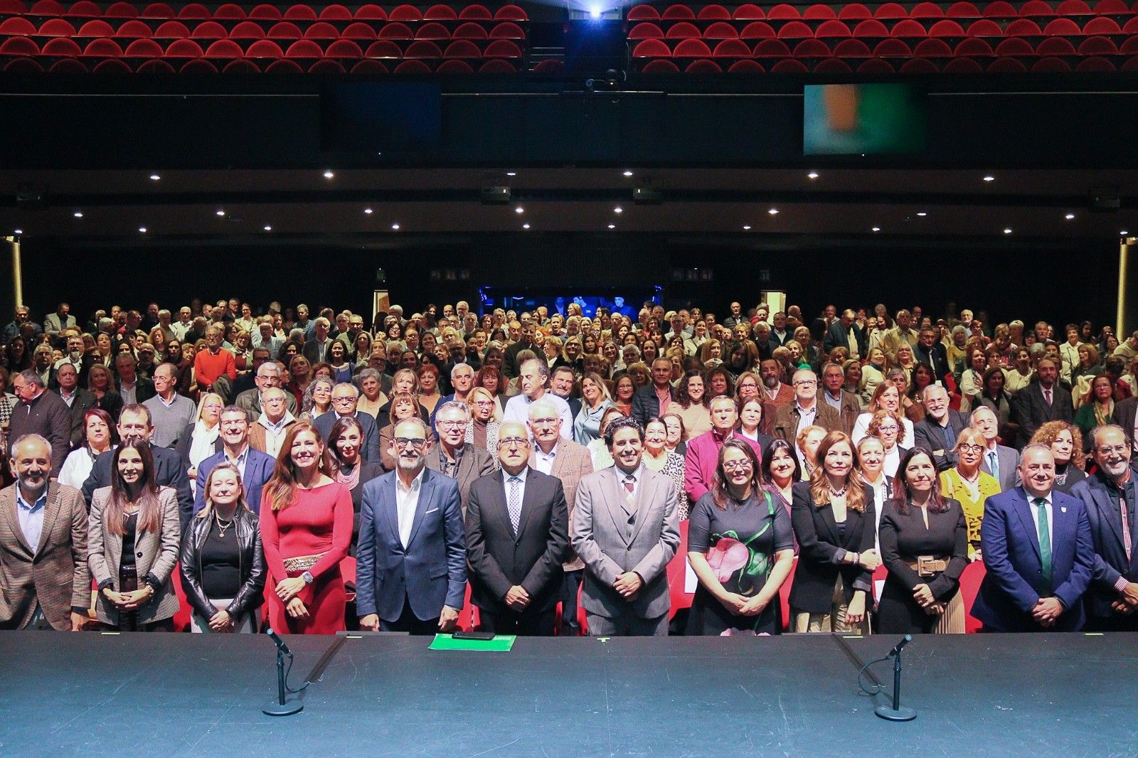 Acto con los jubilados del hospital.