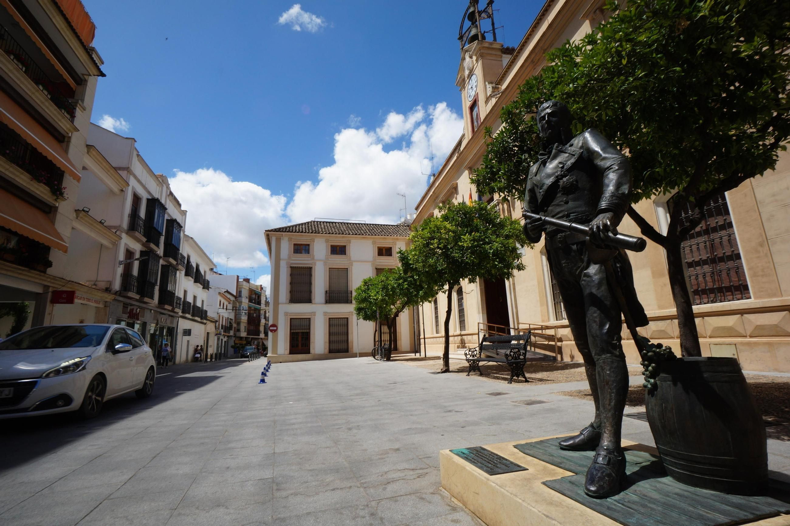 Entrada del Ayuntamiento de Montilla.