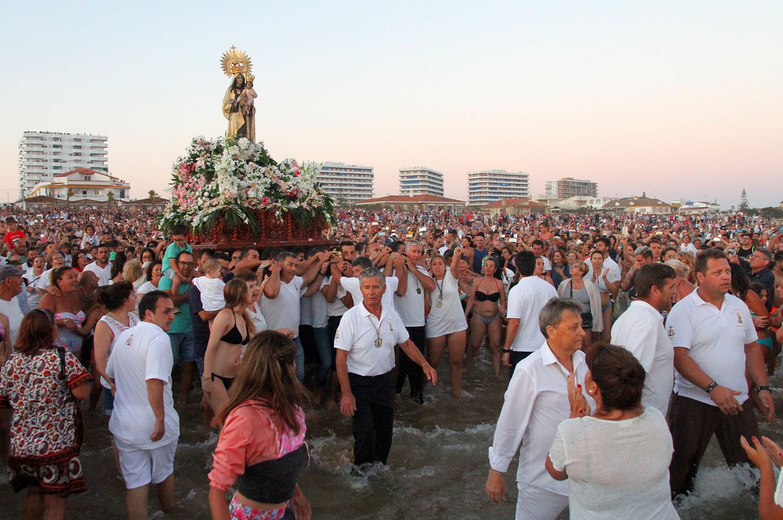 Procesión de la Virgen del Carmen en Punta Umbría