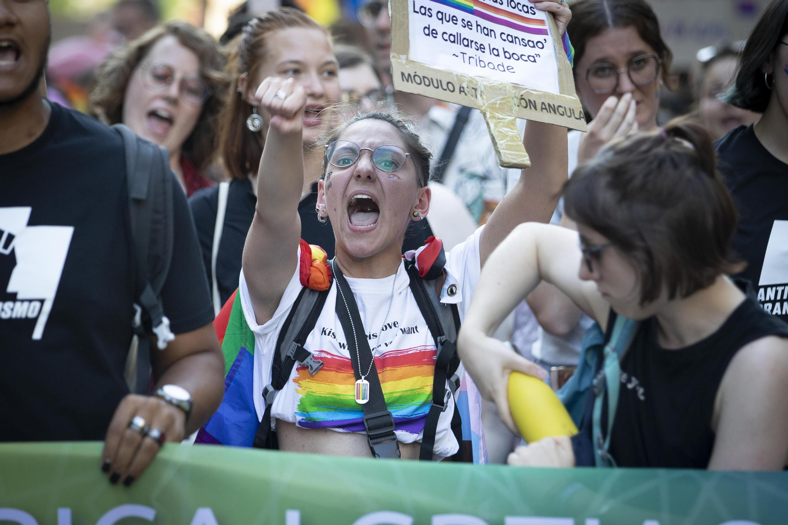 Manifestación del Orgullo en Granada, en imágenes