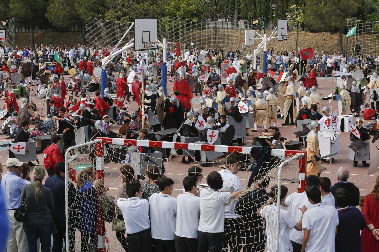 La Batalla de las Navas de Tolosa escenificada por los alumnos de El Romeral