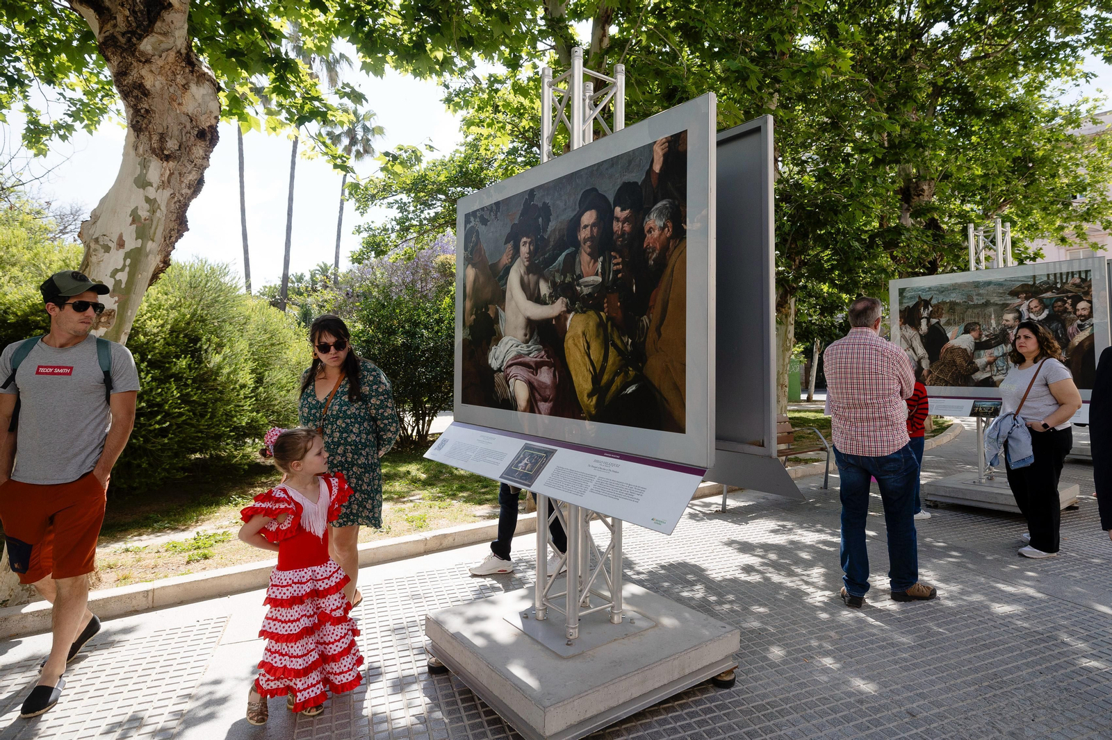 La inauguración de la exposición 'El Prado en las calles' en Cádiz
