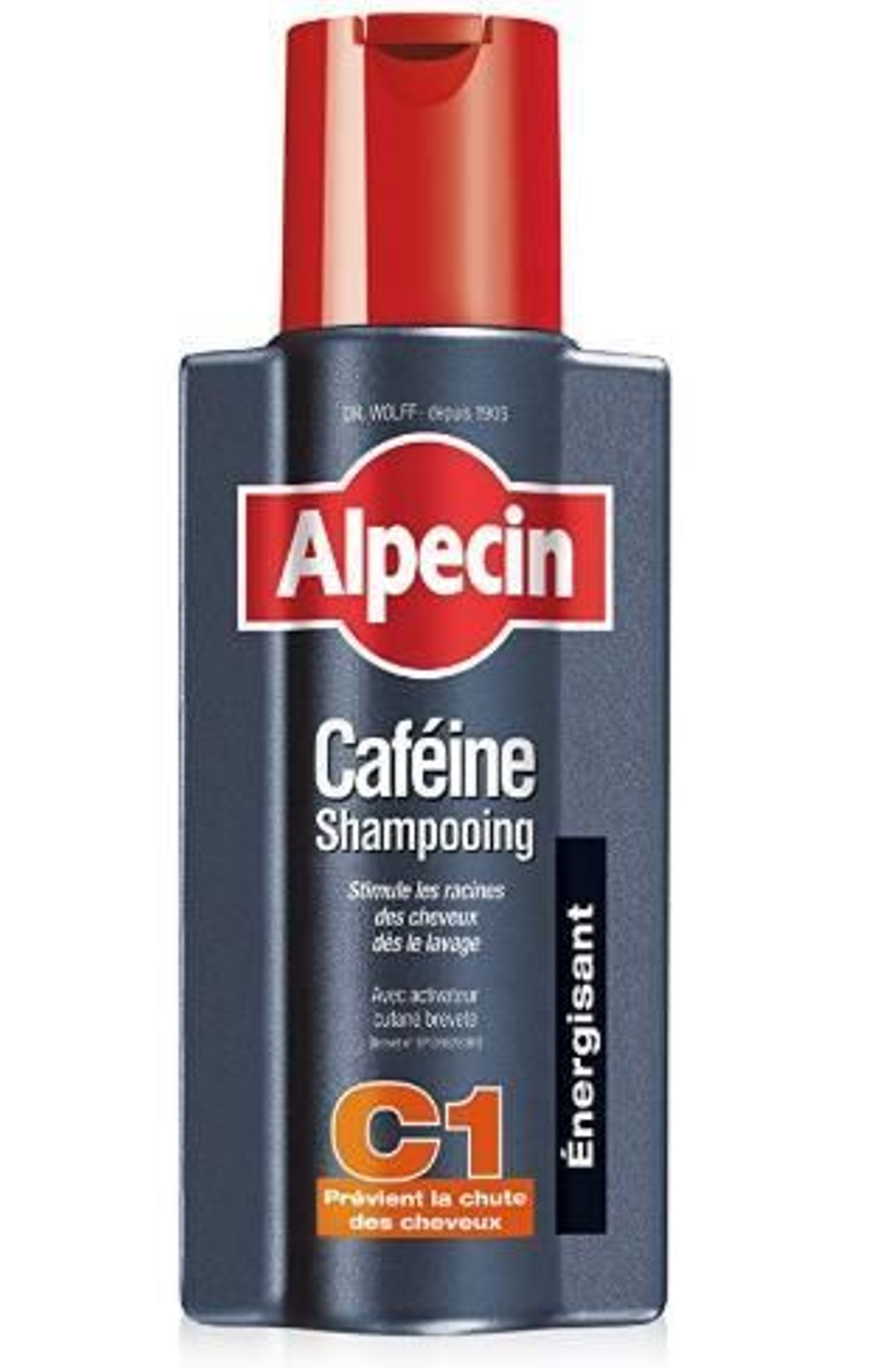 Alpecin Champú Cafeína C1, 1 x 250 ml – champú anticaída