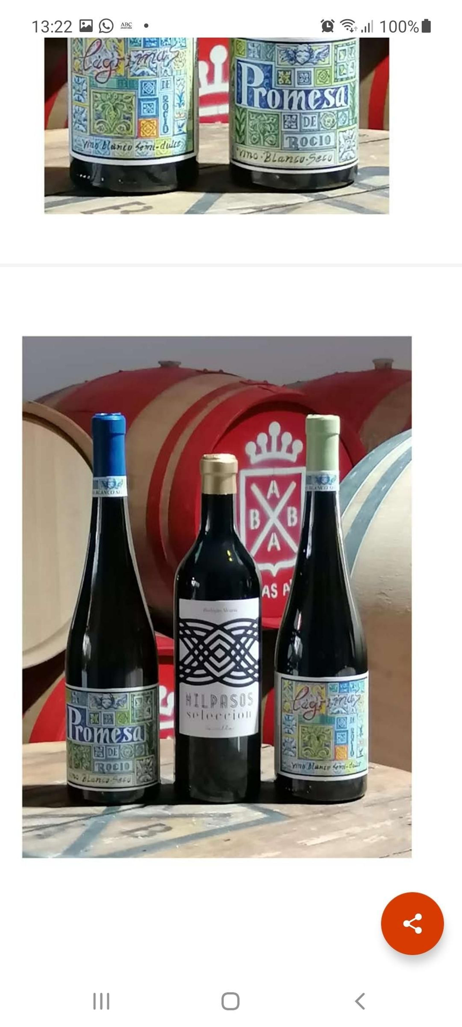 Vinos de Bodegas Alcaria con las nuevas etiquetas.