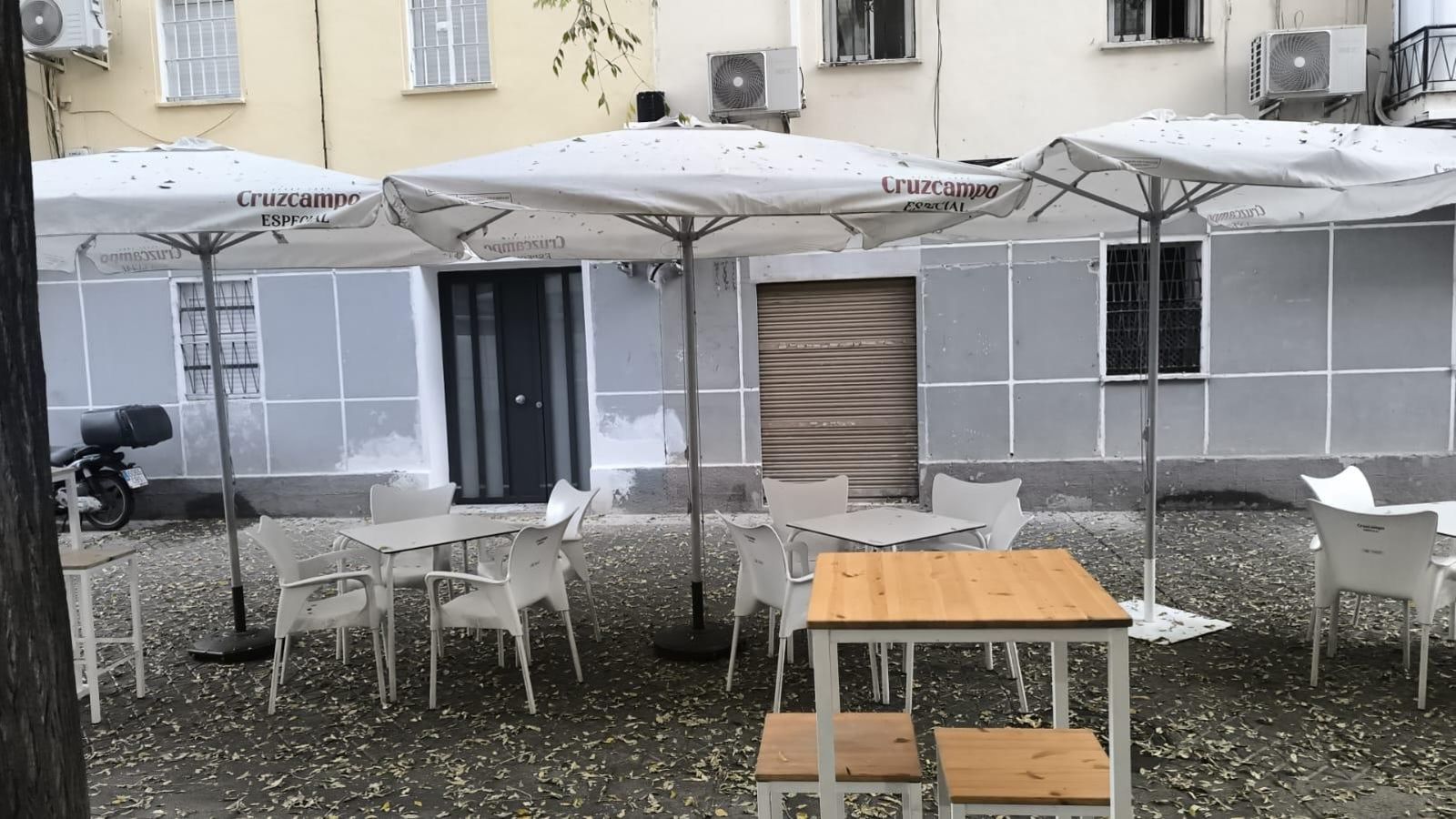 Estado de la calle Virgen de Todos los Santos el pasado verano