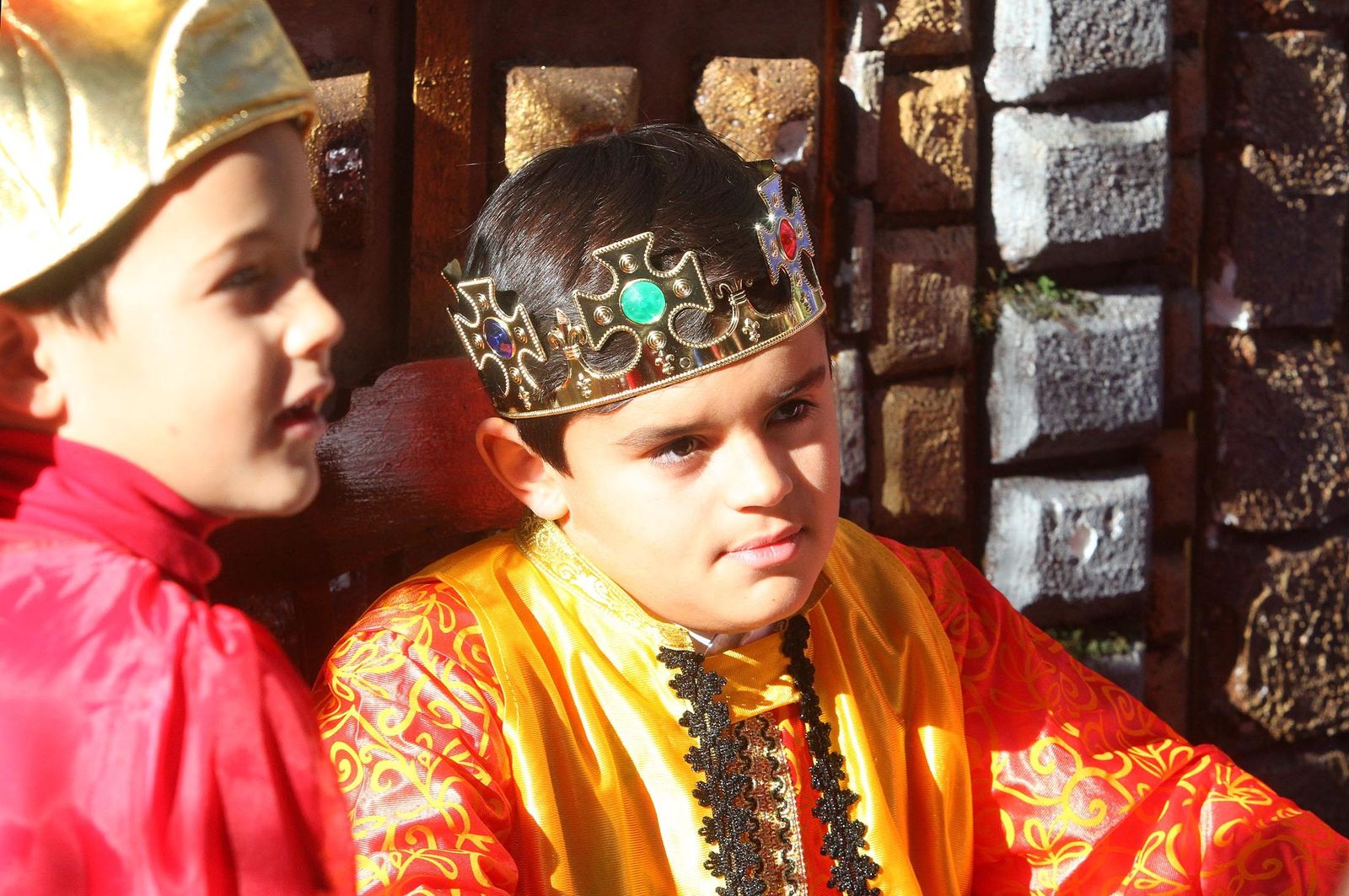 Imágenes del Belén viviente del Colegio María Inmaculada.