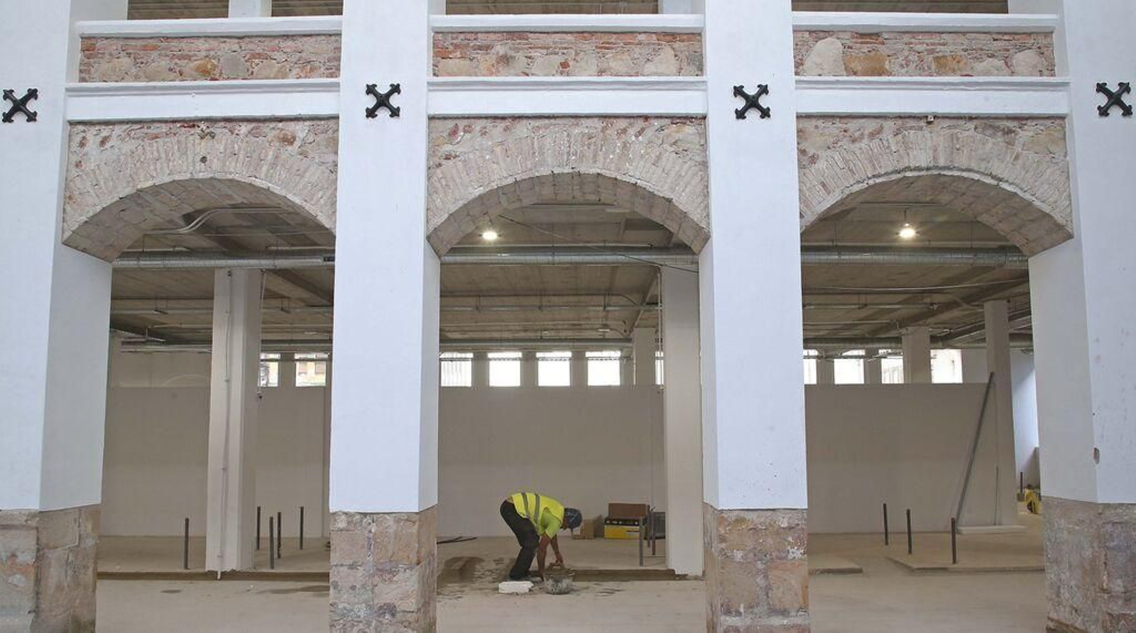 Obras del Mercado de La Concepción.