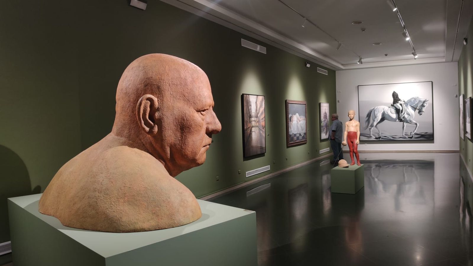 Obra de Roberto Manzano que se puede visitar en la exposición.