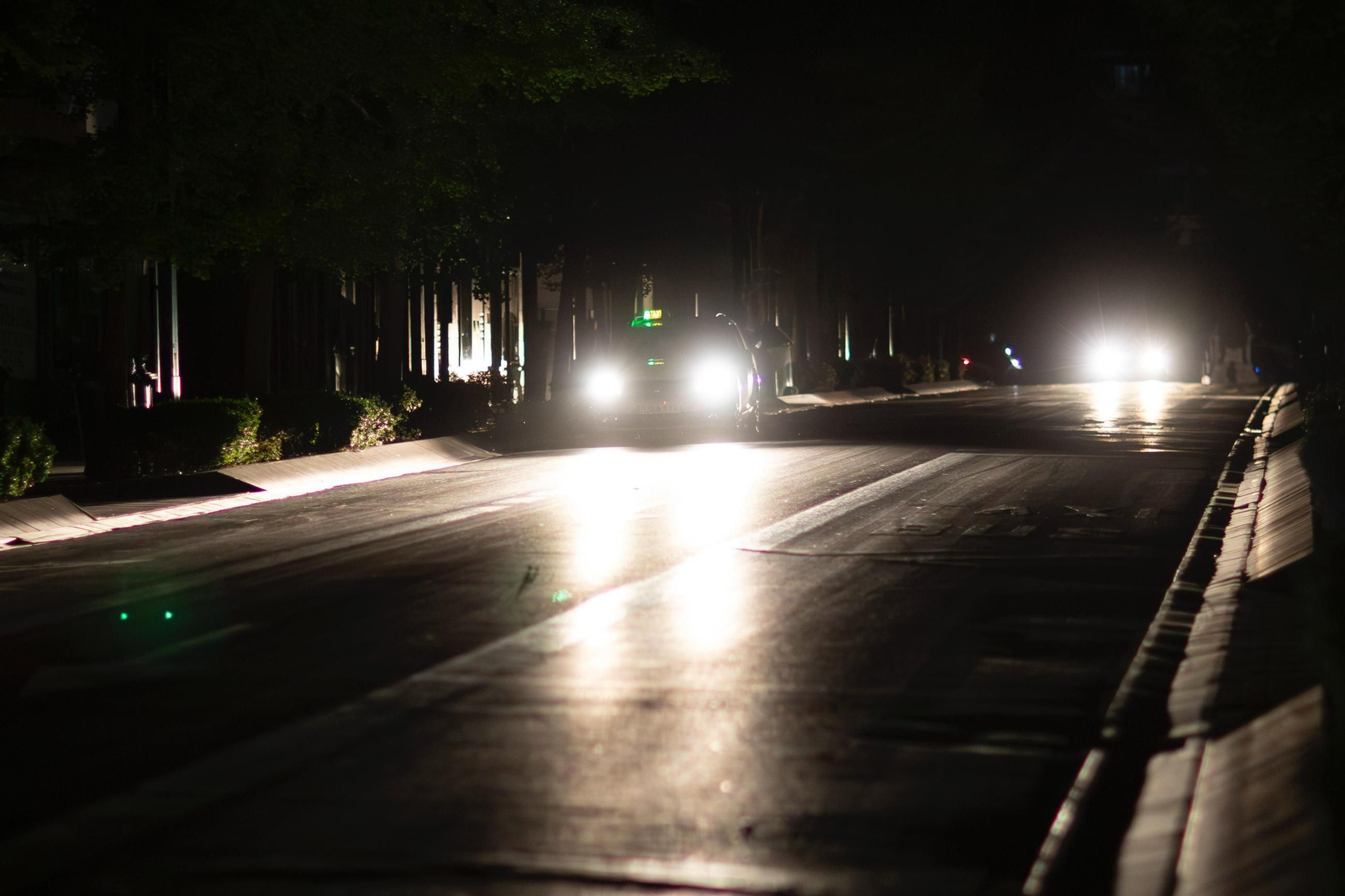 Apagón en Granada: las fotos de la noche más oscura