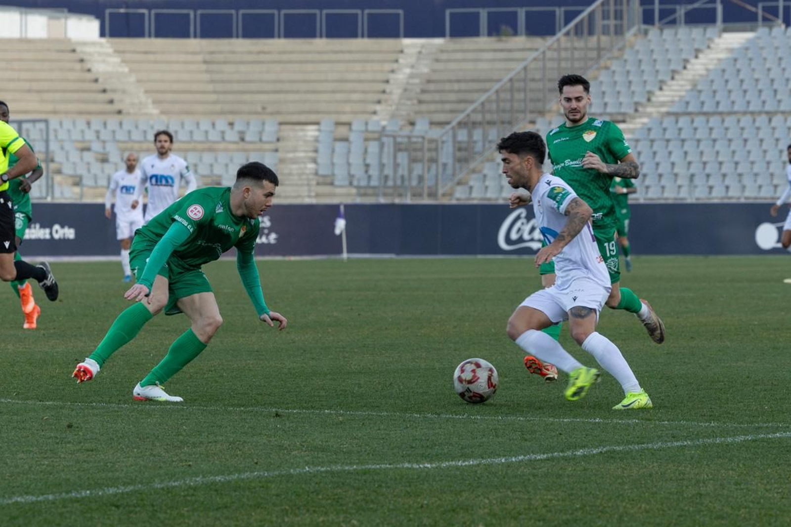 Las mejores imágenes del triunfo del Real Jaén en el derbi ante el Martos CD