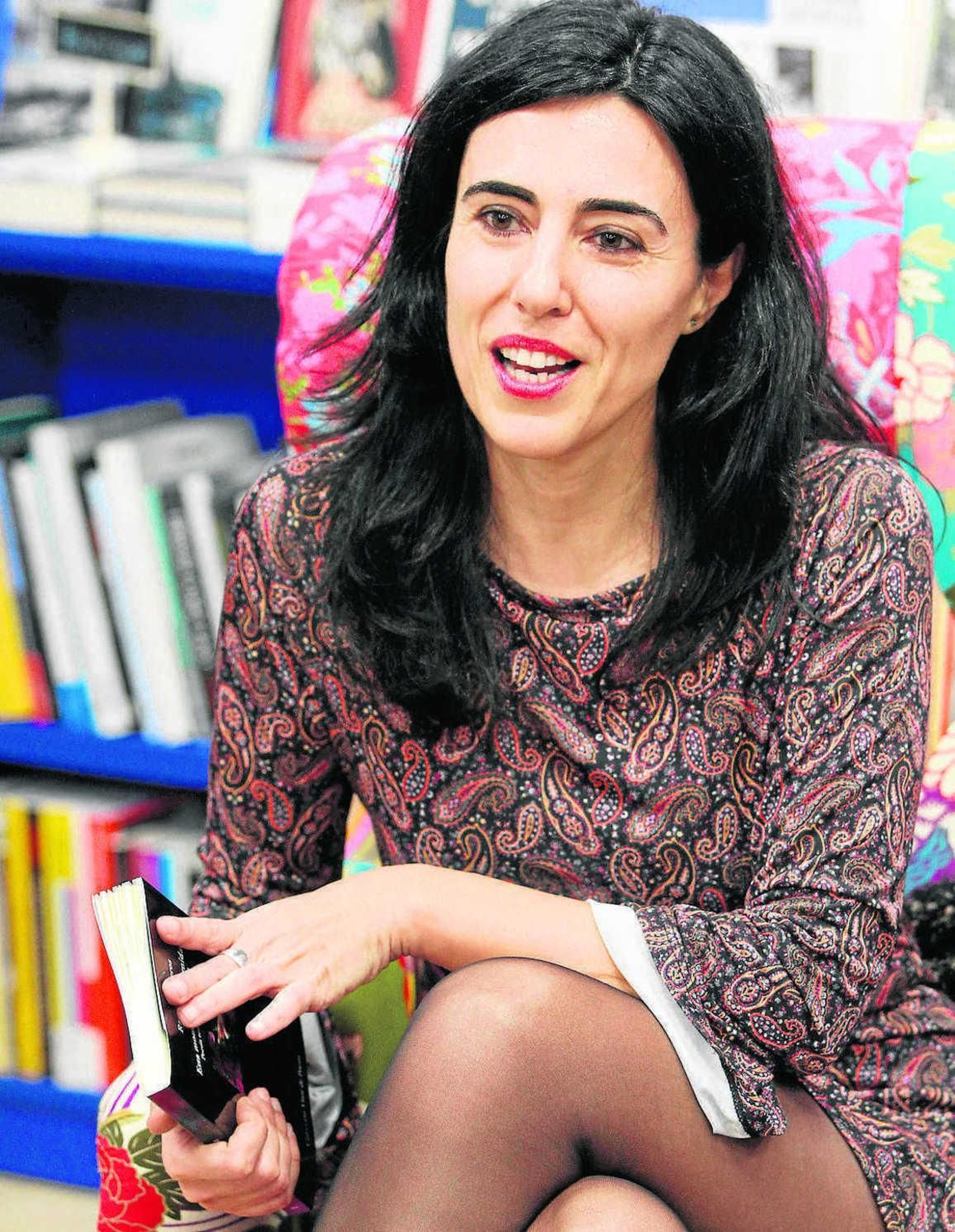 Raquel Lanseros, en una presentación reciente de su obra. Raquel Lanseros, en una presentación reciente de su obra.