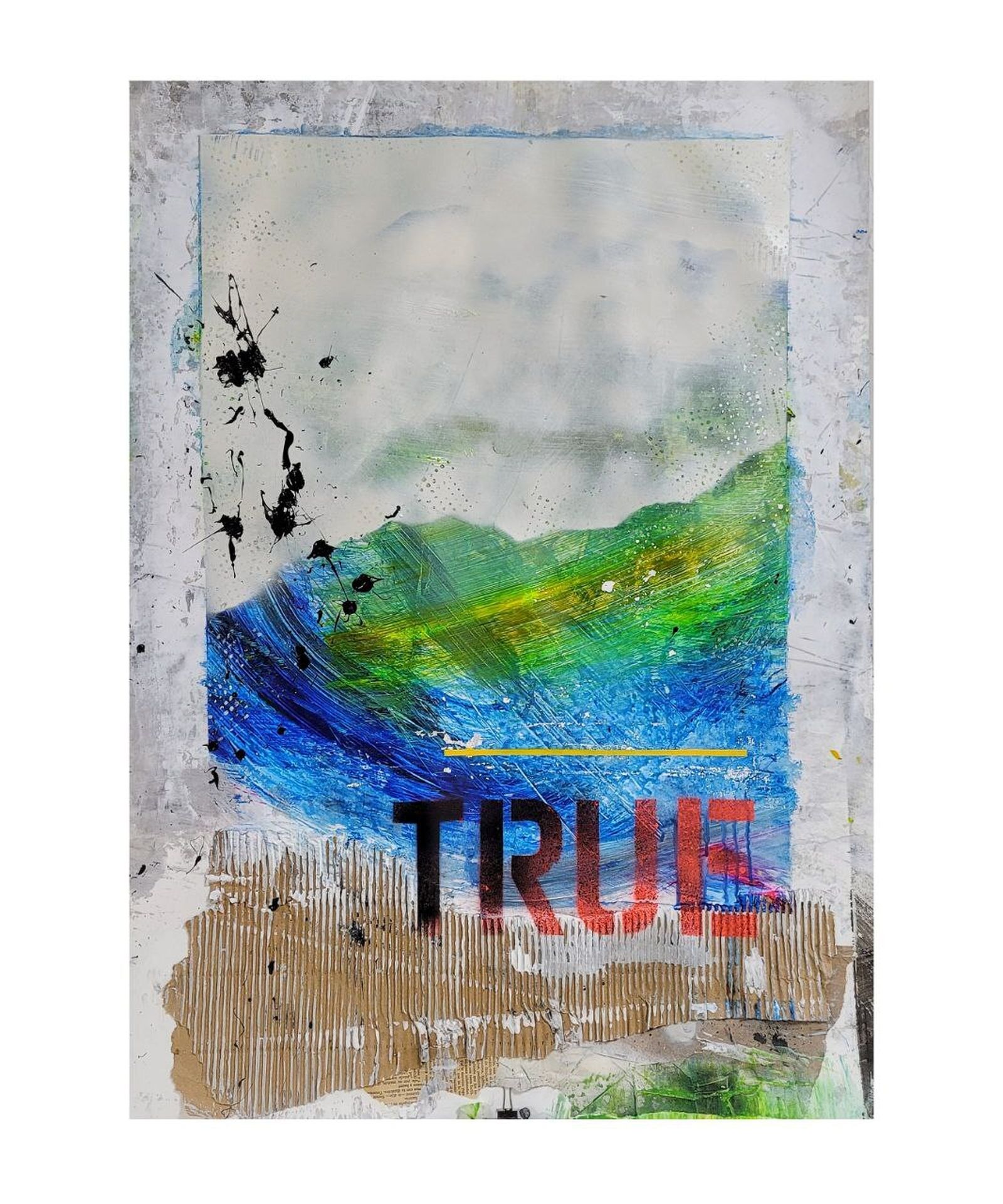 Detalle de una obra de Omar Daf.