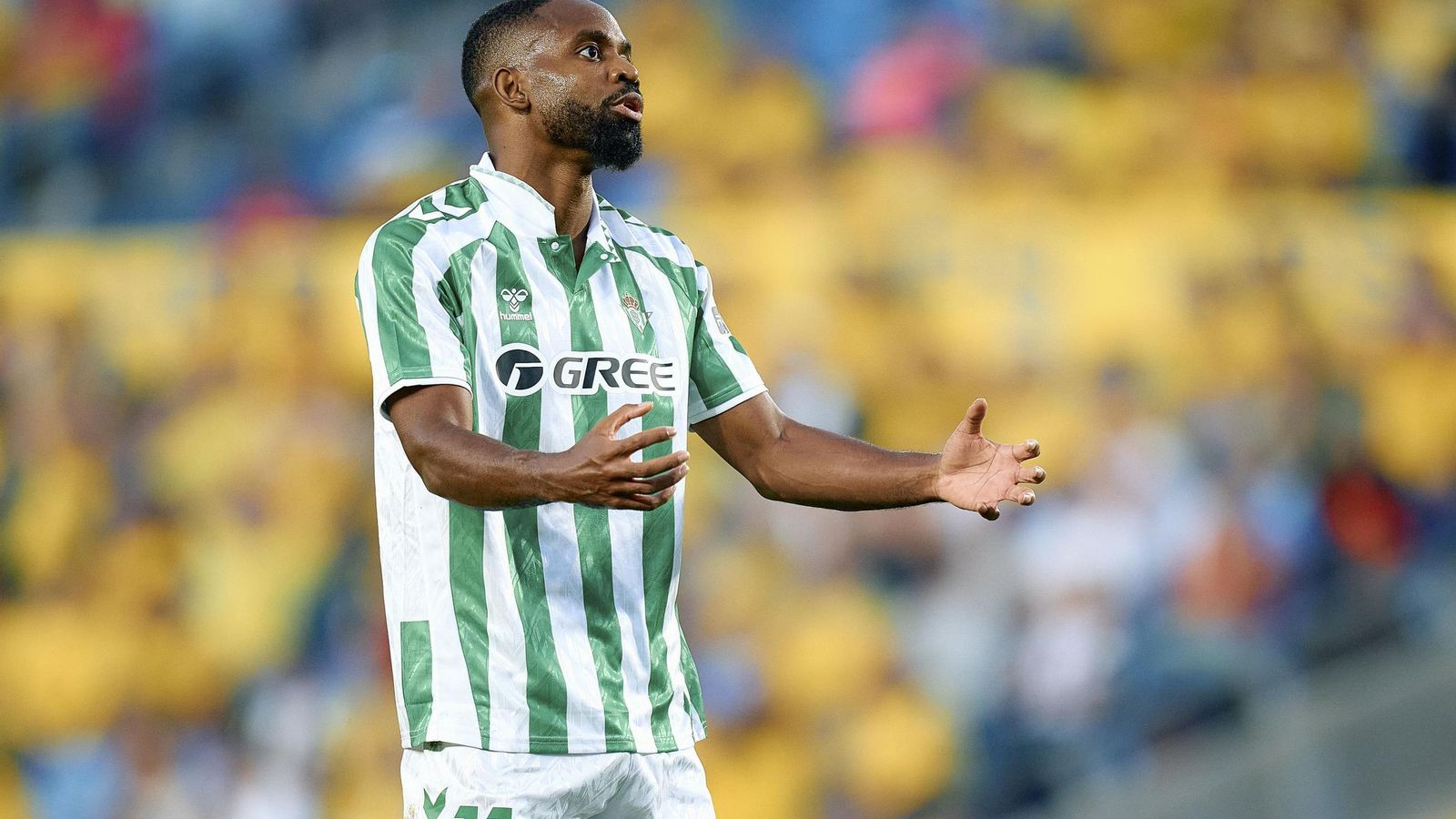 Bakambu se lamenta de una ocasión en Las Palmas.