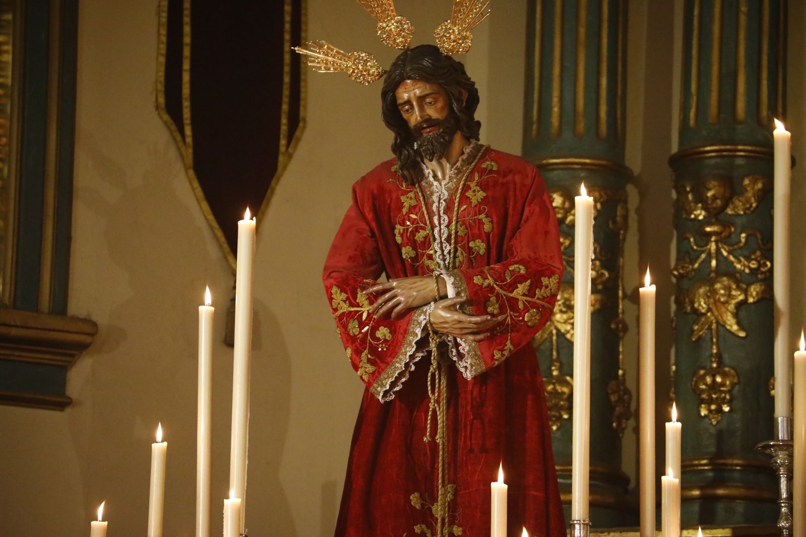 El Señor del Prendimiento, en el santuario de María Auxiliadora.