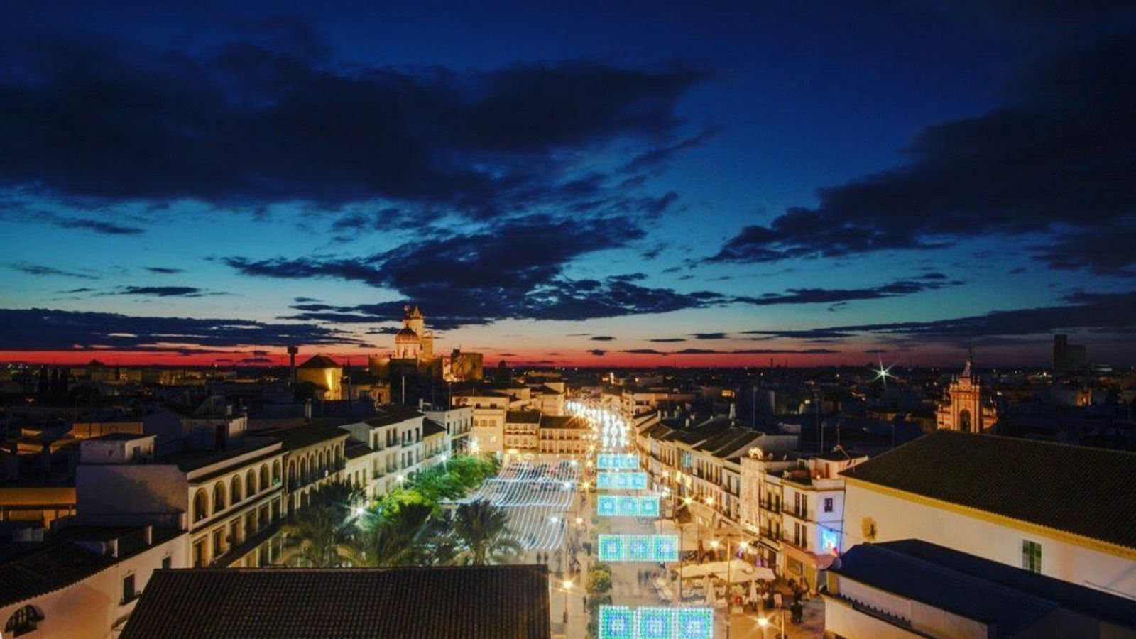 Iluminación navideña de Utrera.