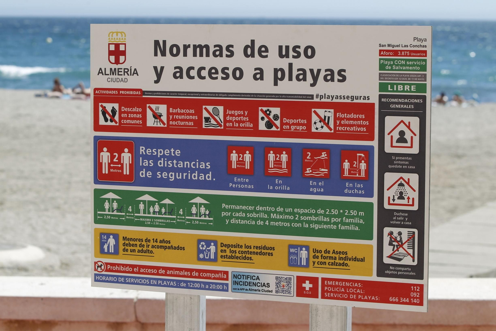 Fotogalería primer día vigilantes playas de Almería