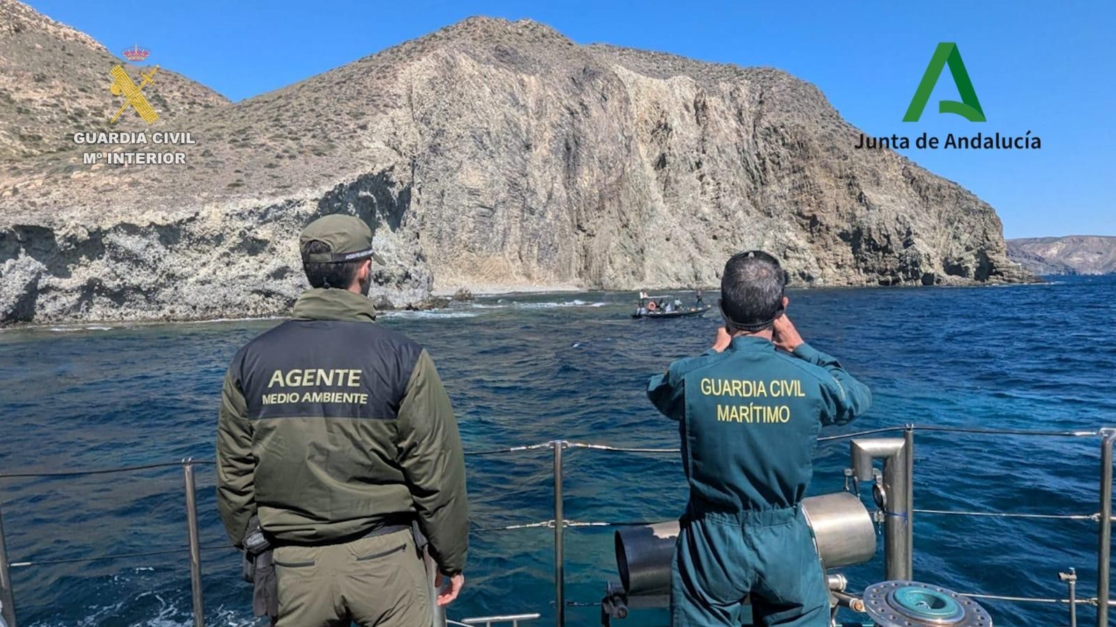El dispositivo ha sido coordinado entre la Guardia Civil y los agentes de la Delegación Territorial de Sostenibilidad y Medio ambiente