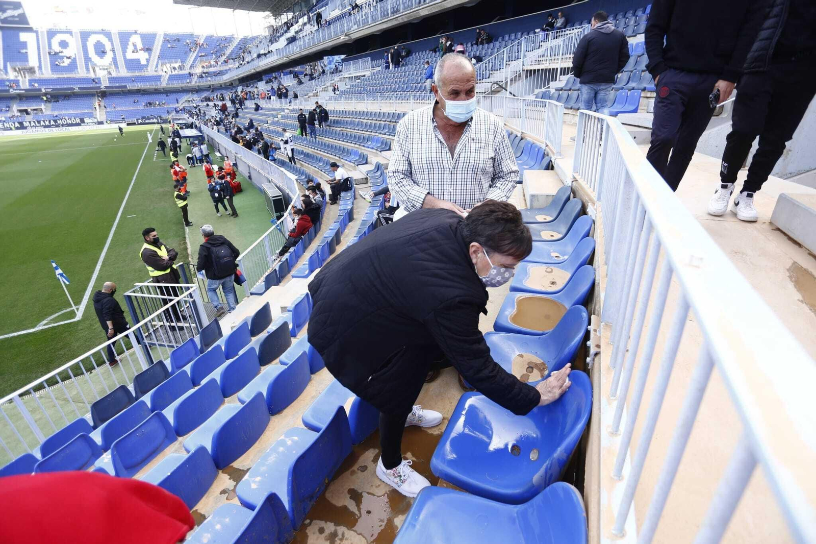 Las fotos del Málaga CF-Huesca