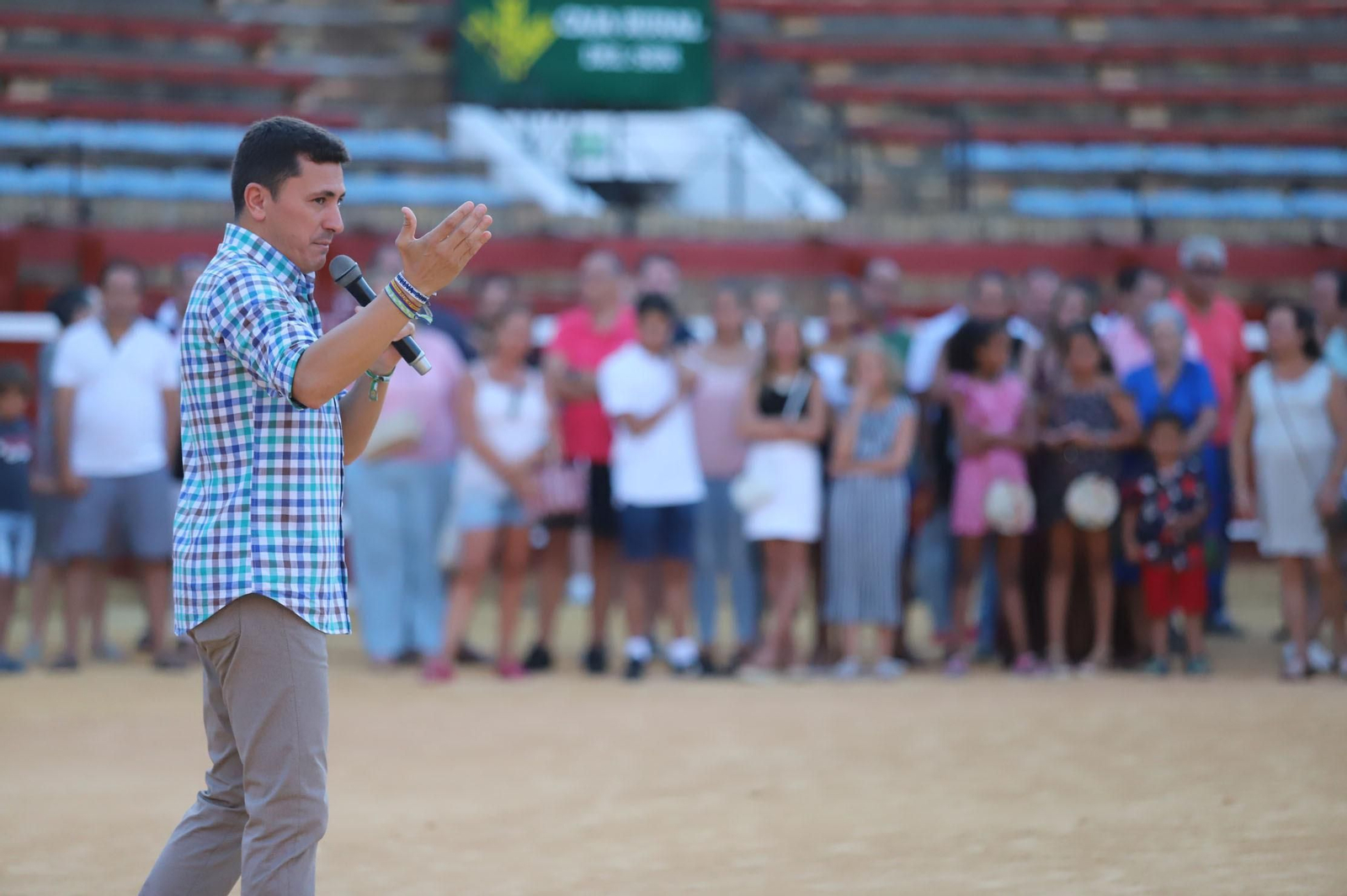Imágenes de la clase de rejoneo de Andrés Romero en la Plaza de Toros