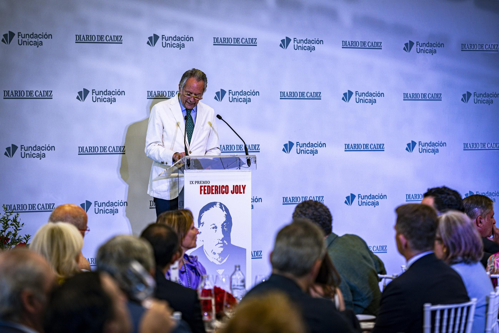 Las imágenes de la entrega del IX Premio Federico Joly a José Bohórquez Mora-Figueroa en Cádiz
