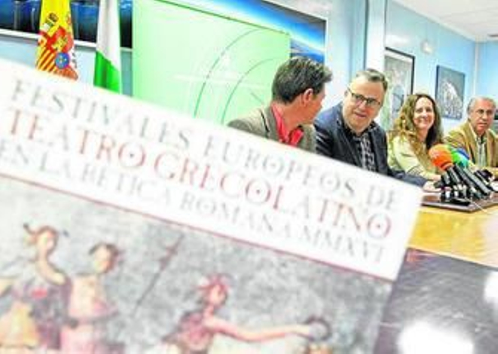 Imagen de la presentación del XI Festival de Teatro Grecolatino, ayer en Algeciras.
