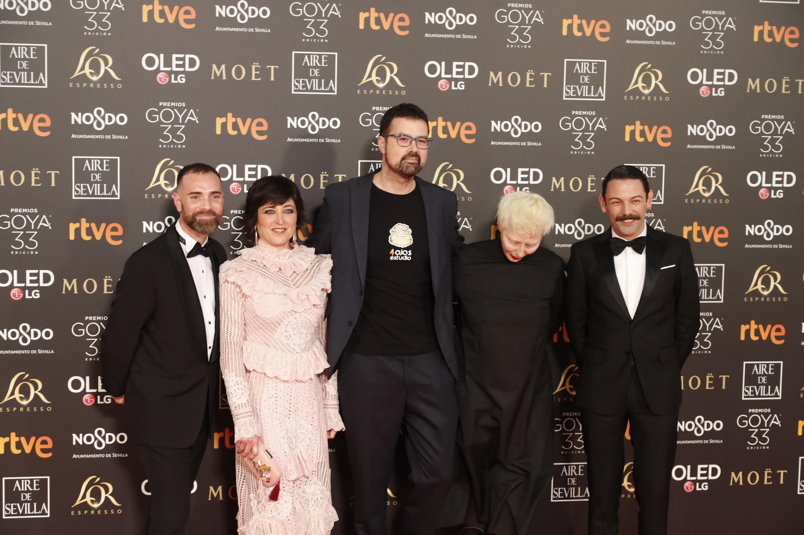 La alfombra roja de los Premios Goya en Sevilla