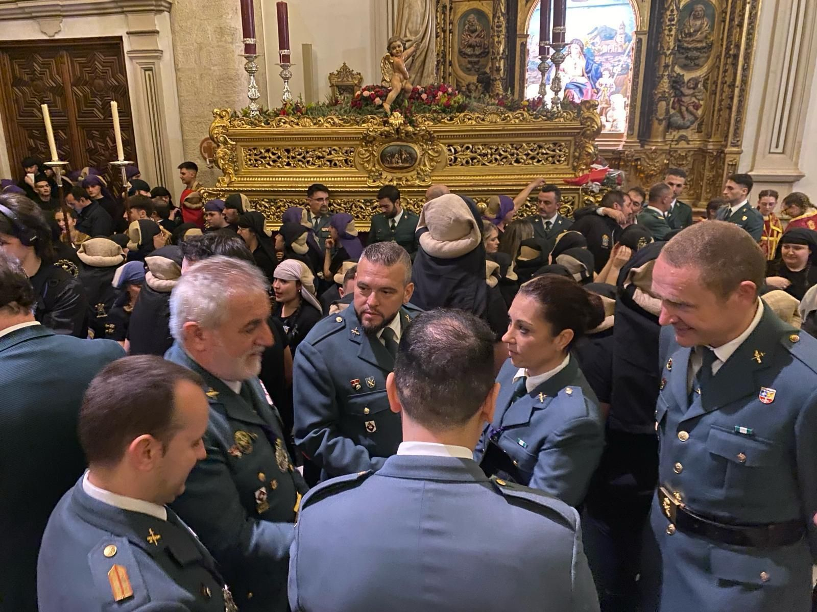 En imágenes: Primera suspensión en la tarde del Jueves Santo