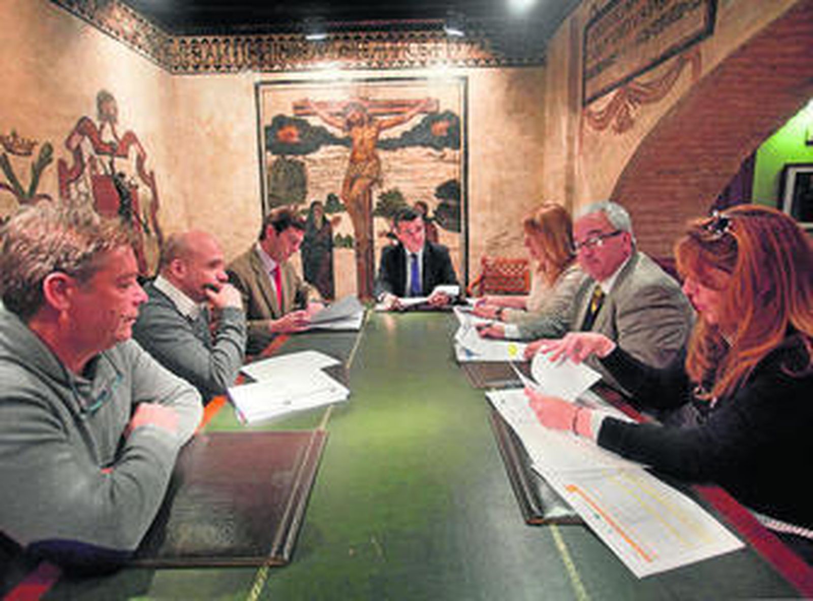 Reunión de la comisión técnica.