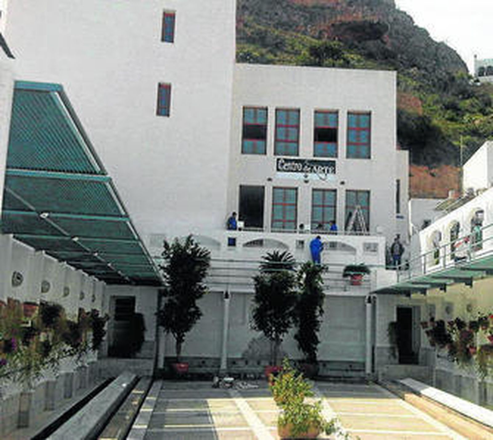 Instalaciones del nuevo Centro de Arte de Mojácar.